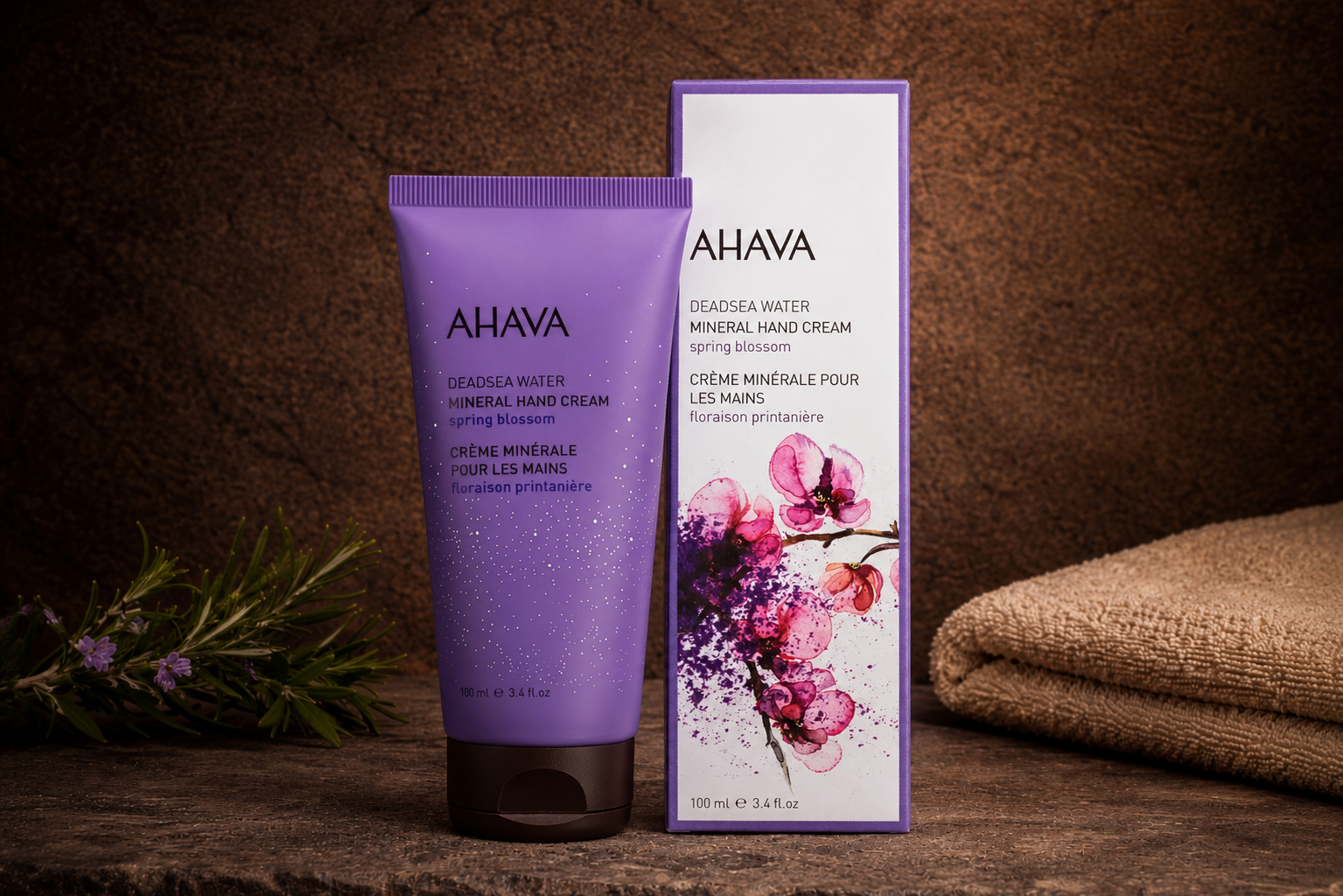 Ahava Spring Blossom Mineral Hand Cream - Mykgjørende håndkrem med blomsterduft