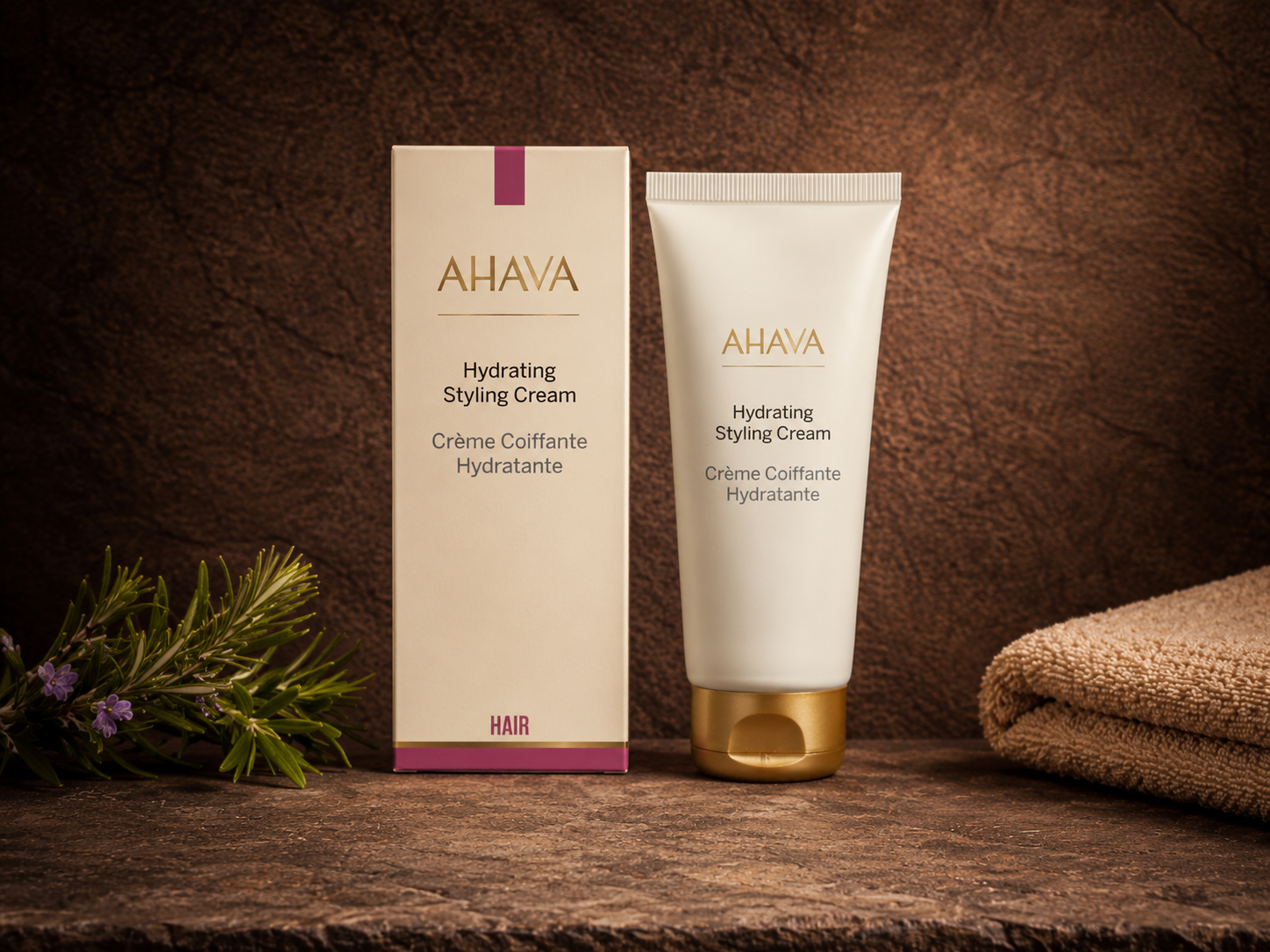Ahava Hydrating Hair Styling Cream – Fuktighetsgivende stylingkrem for mykt og glansfullt hår