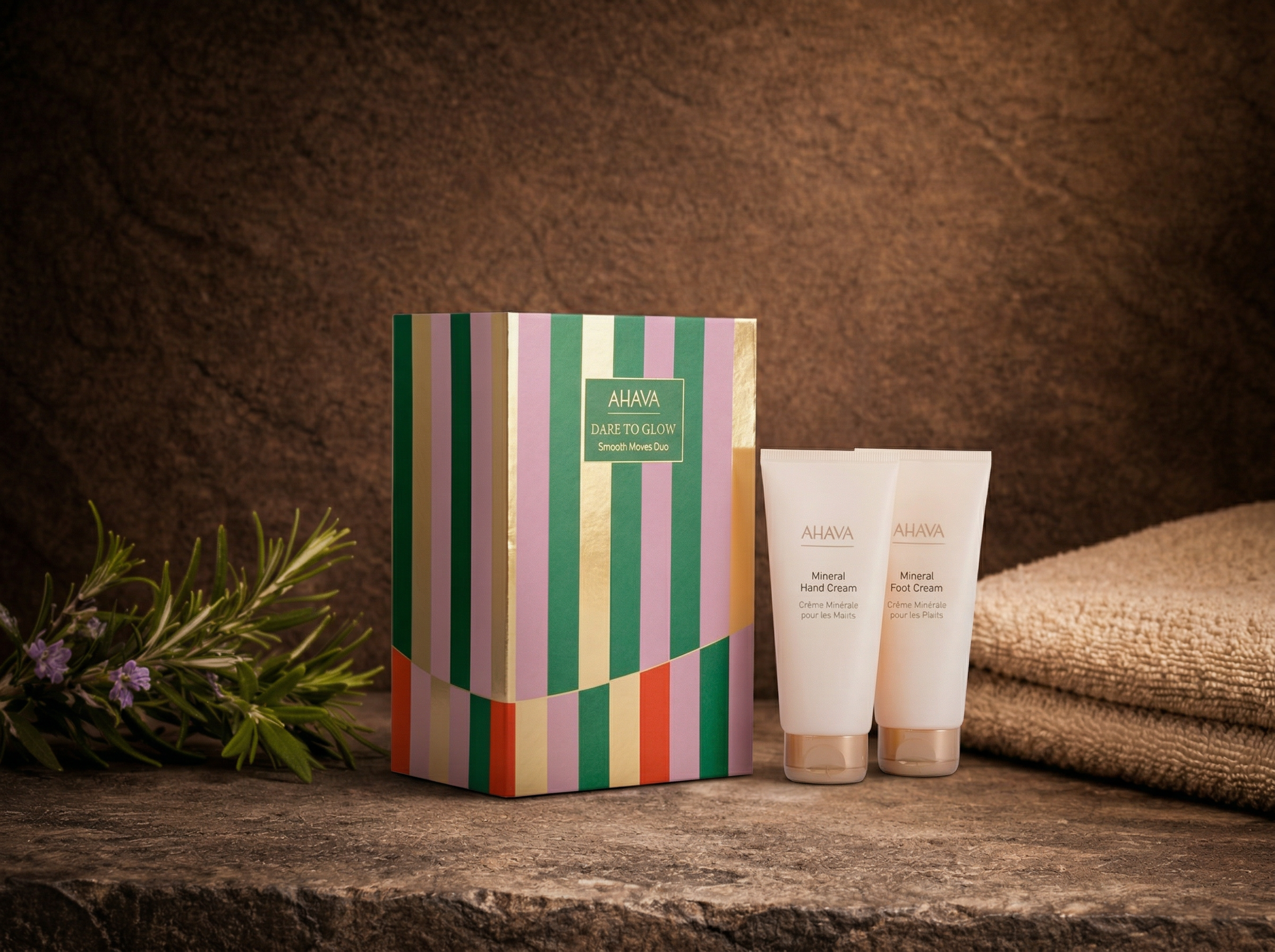 Ahava Dare To Glow - Smooth Moves Duo Mineral Foot Cream and Hand Cream