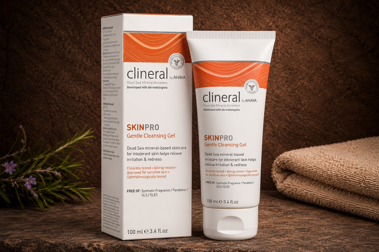 Clineral Skinpro Gentle Cleansing Gel - Skånsom rensegel for sensitiv hud