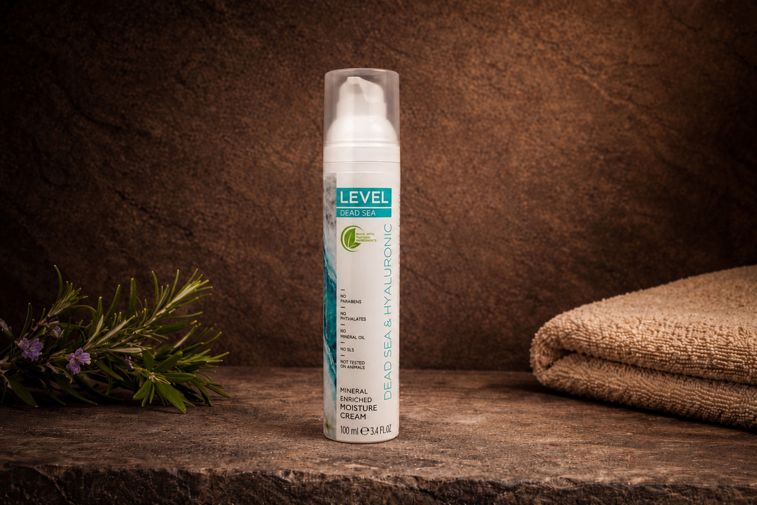 Level Mineral Moisture Cream – Fuktighetskrem med hyaluronsyre og Dødehavsmineraler