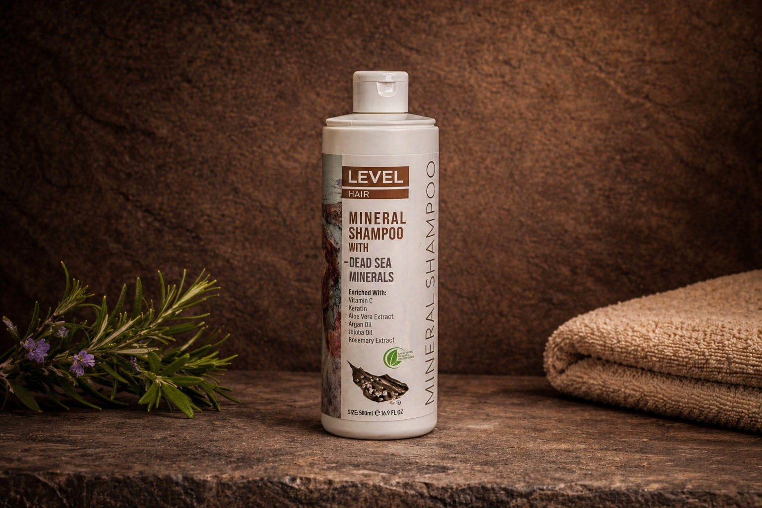 Level Mineral Shampoo – For fett hår og flass