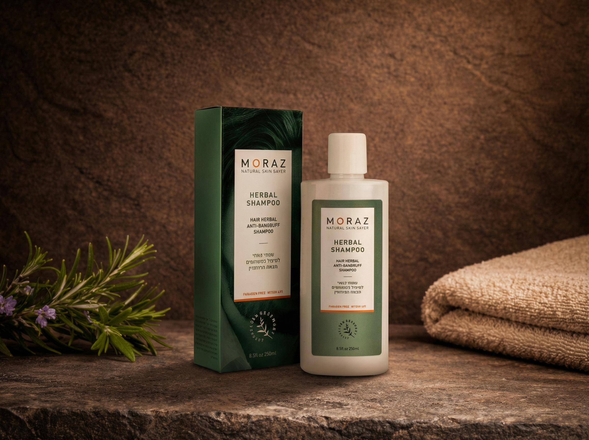 Moraz Anti Dandruff Herbal Shampoo - Skånsom shampo mot flass