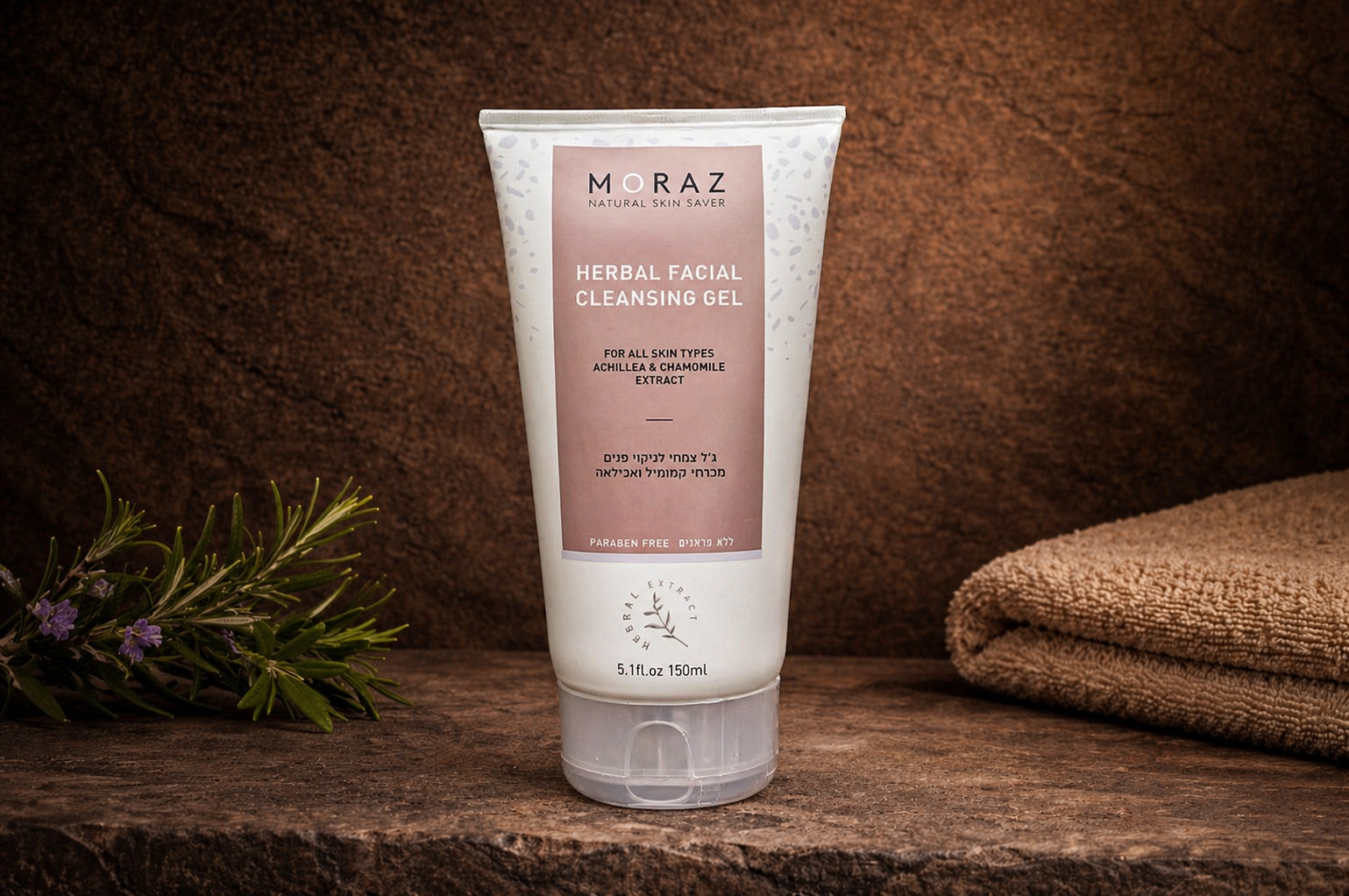 Moraz Herbal Facial Cleansing Gel – Mild rensegel for sensitiv hud